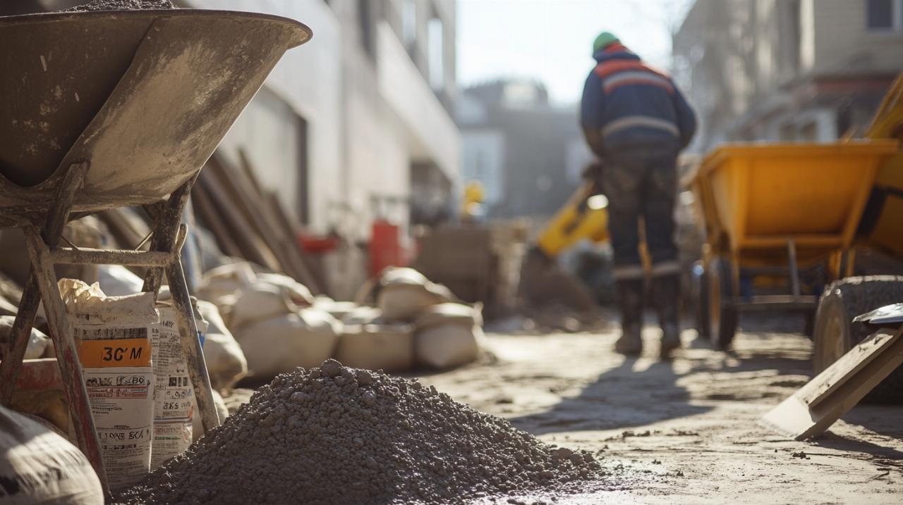 Cómo realizar el cálculo de la dosificación del hormigón a 250 kg/m³ compensando la humedad de arena y grava