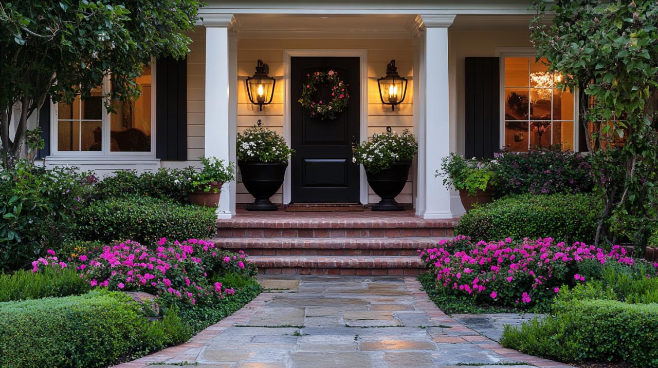 Guía completa: ¿Cómo hacer una hermosa entrada exterior de casa usando alfombras decorativas en el porche?